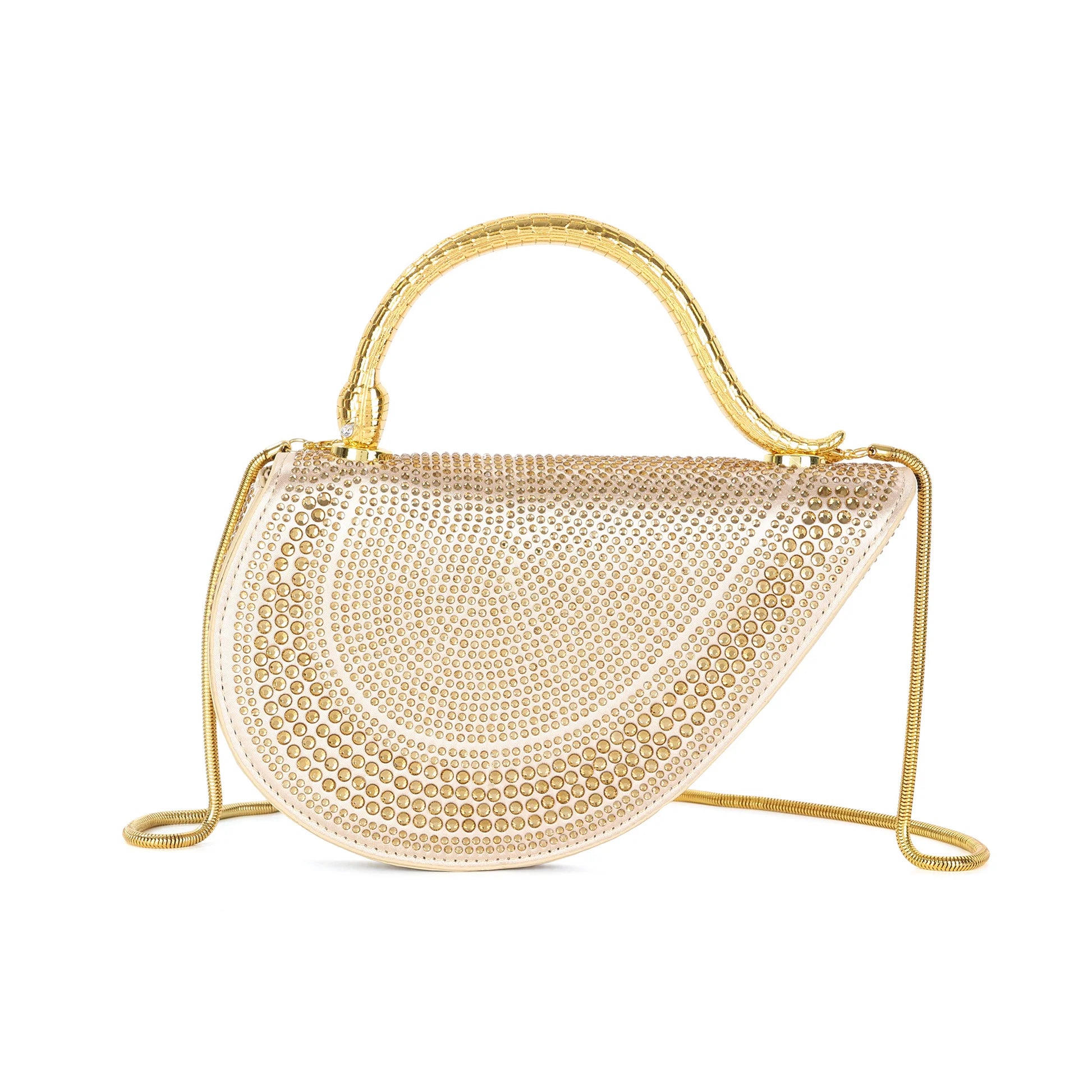 Bvlgari Serpenti Crystal Crescent Bag ✨💎🐍