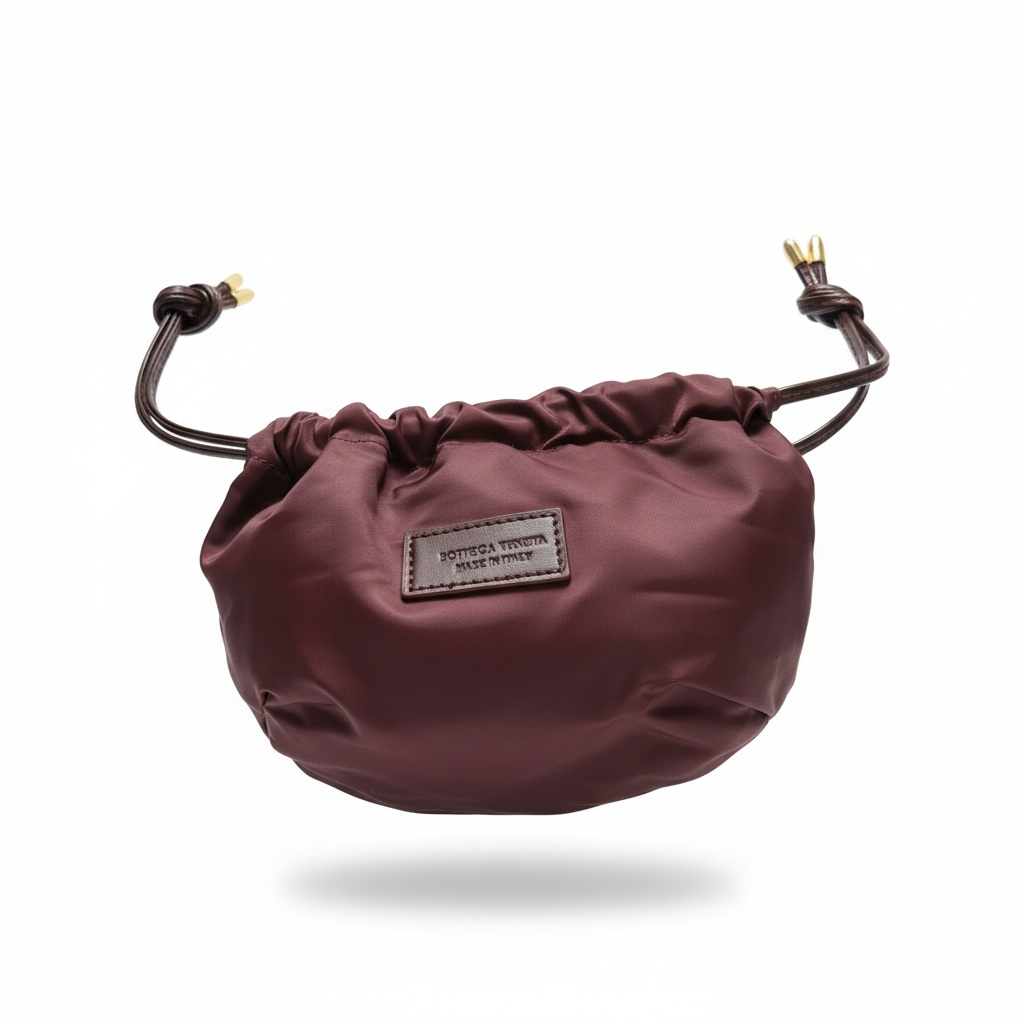 🤎 Bottega Veneta Burgundy Shell Top Handle Bag – Luxury Sculptural Handbag