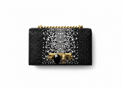 Alexander McQueen Crystal Skull Clutch 🖤✨☠️