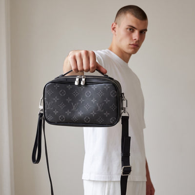 Louis Vuitton Monogram Eclipse Utility Crossbody Bag – Black
