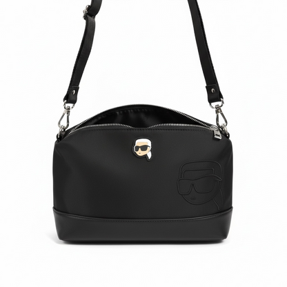 KARL LAGERFELD Black Crossbody Pouch 🖤 | Street Icon Edition