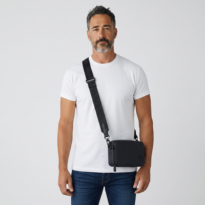 Louis Vuitton Leather Crossbody Bag – Black