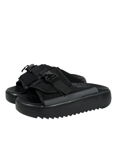 UGG Tactical Mesh Slide Sandals – Black Comfort Streetwear 🖤⚡