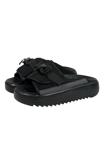 UGG Tactical Mesh Slide Sandals – Black Comfort Streetwear 🖤⚡