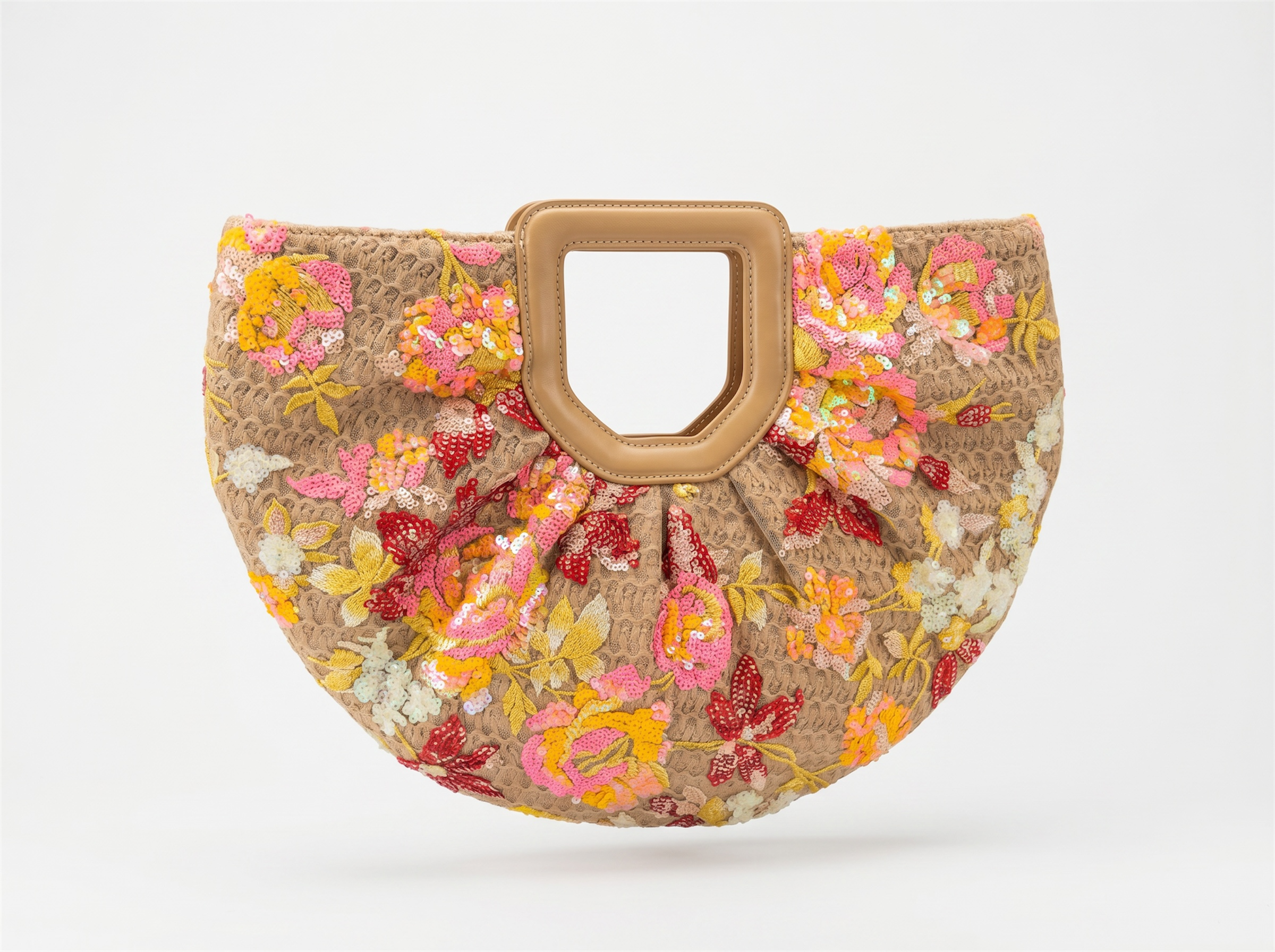 Floral Embroidered Beach Tote Bag 🌺👜🏖️