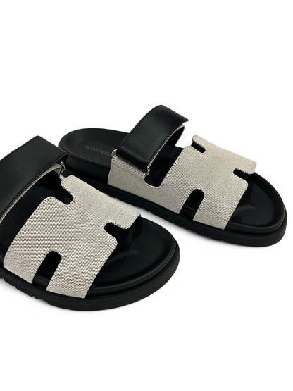 HERMÈS Inspired H-Cut Sandals 🖤🤍 | Classic Minimal Luxury