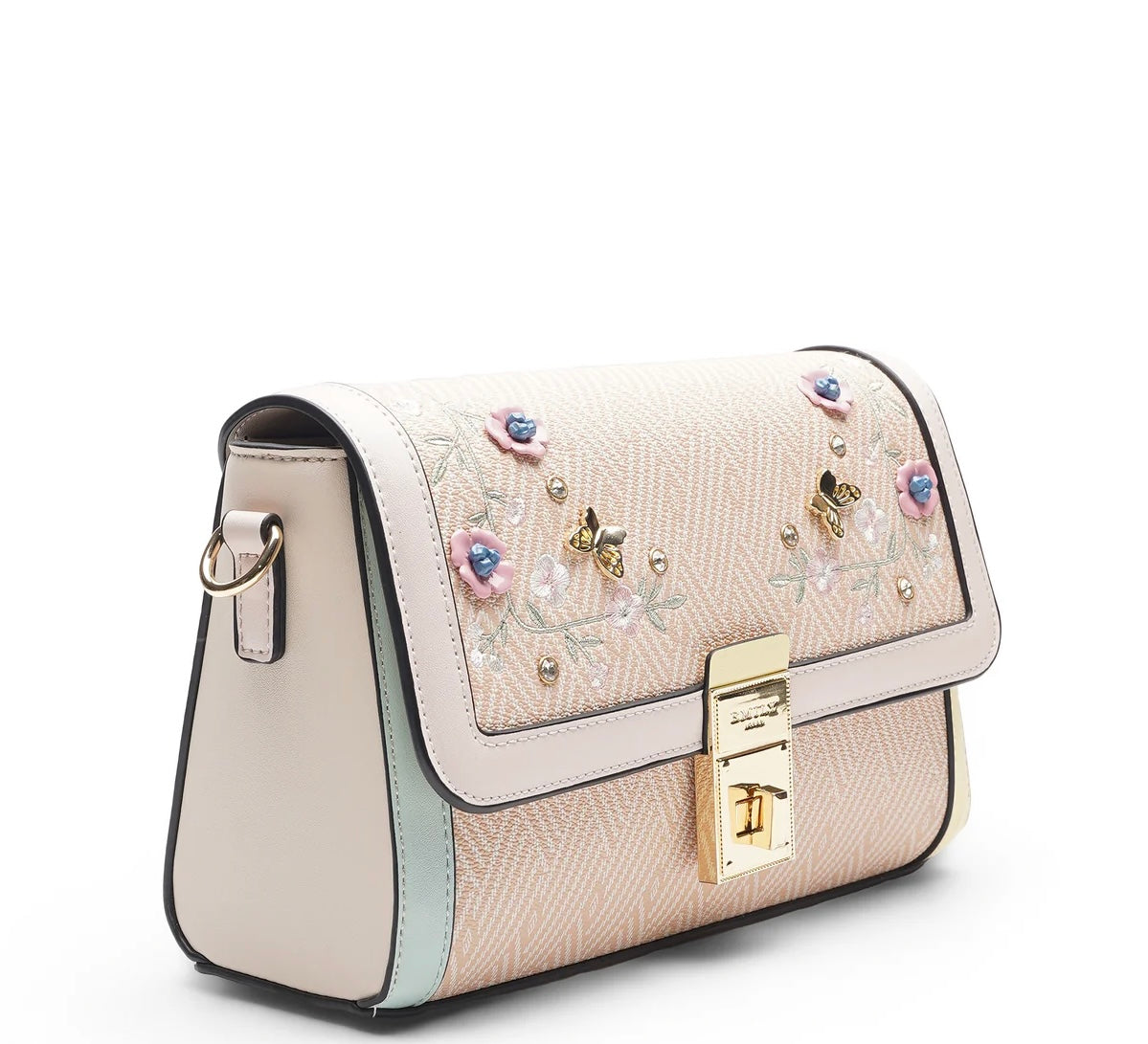 Emily Loran Embellished Pastel Crossbody Bag 🌸👜✨