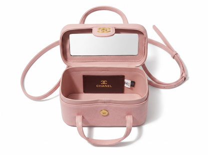 🌸 Chanel Pink Vintage Vanity Shoulder Bag 🌸