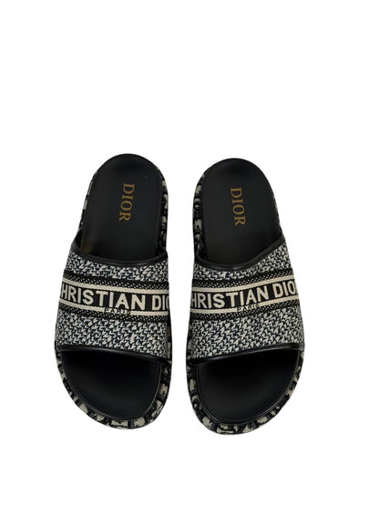 DIOR Slides – Oblique Strap Edition 🖤✨