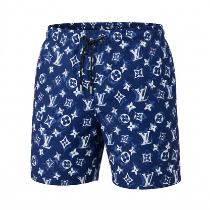 Louis Vuitton Monogram Swim Shorts – Navy Blue 🌊💙