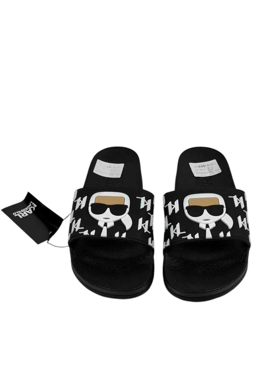 KARL LAGERFELD Slides – Ikonik Karl Edition 🕶️⚫