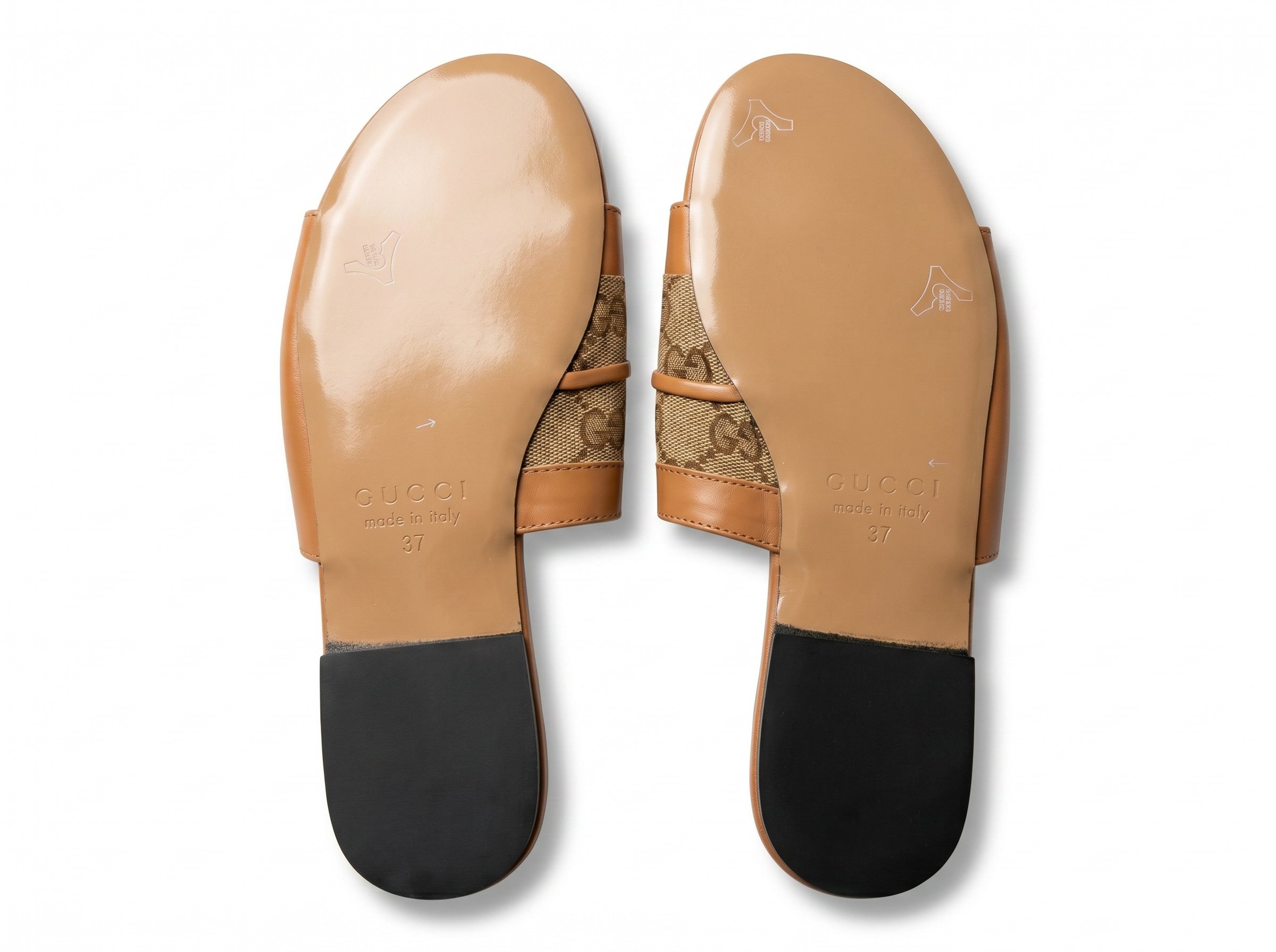 Gucci Horsebit Canvas Slides 🤎✨