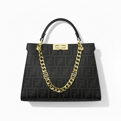 Fendi Black FF Monogram Handbag 🖤✨ | Luxury Designer Statement