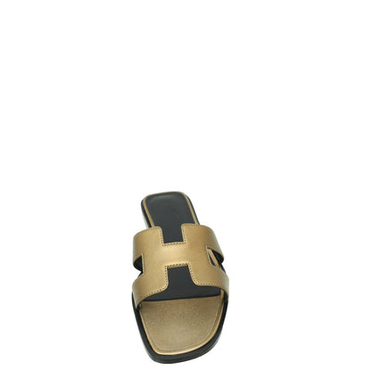 HERMÈS Inspired Metallic H Sandals ✨🤎 | Gold Luxe Edition