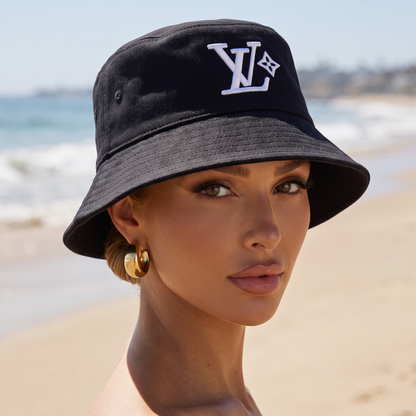 Louis Vuitton Embroidered Logo Bucket Hat 🖤