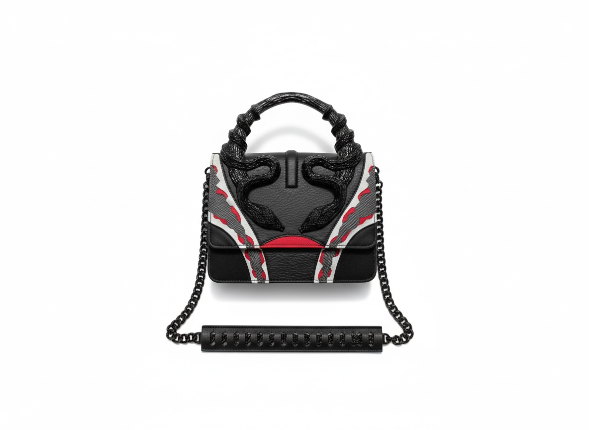 Roberto Cavalli Limited Edition Snake Detail Bag 🐍🔥✨