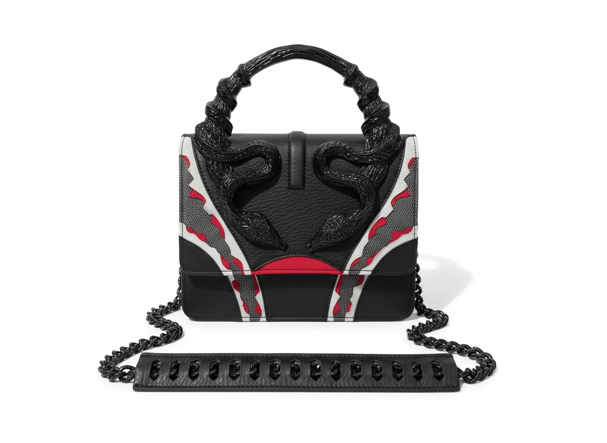 Roberto Cavalli Limited Edition Snake Detail Bag 🐍🔥✨