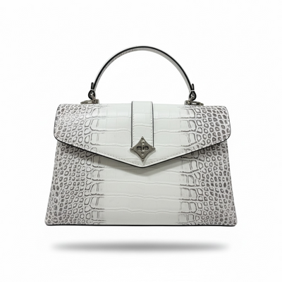 Louis vuittion Luxury Croc-Embossed Top Handle Bag 🤍🐊✨