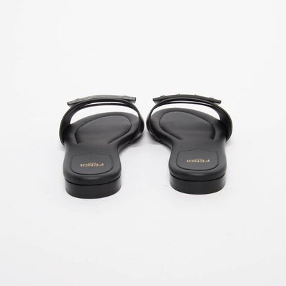 FENDI FF Logo Slides 🖤✨ | Minimal Luxury Comfort