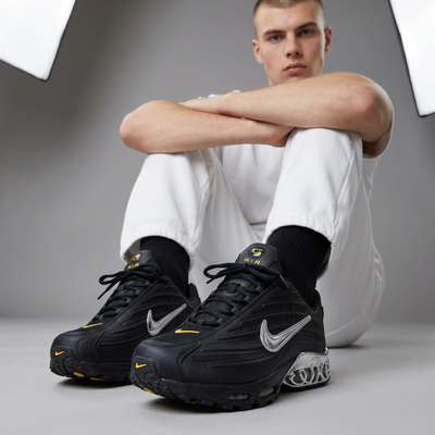 Nike Shox Black Chrome Edition – Bold Power, Timeless Style