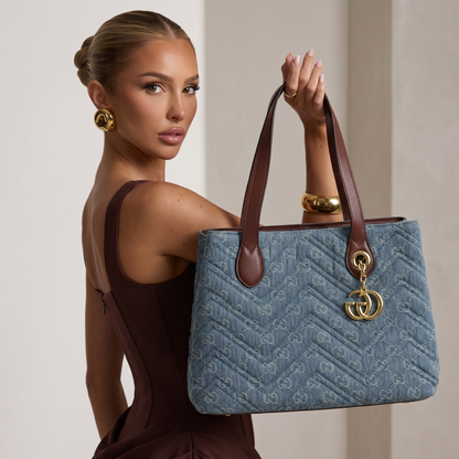 Gucci GG Marmont Light Denim Tote Bag 💙✨