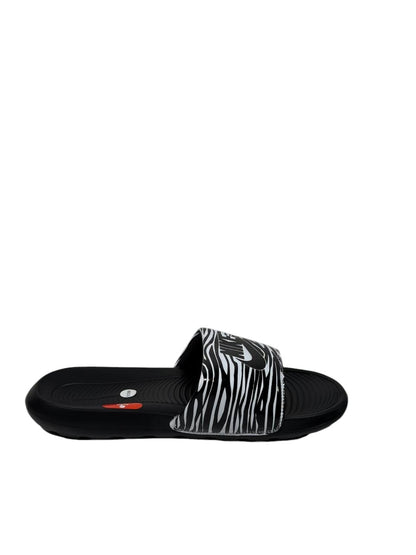NIKE Zebra Slide Sandals – Black & White Edition 🖤⚡
