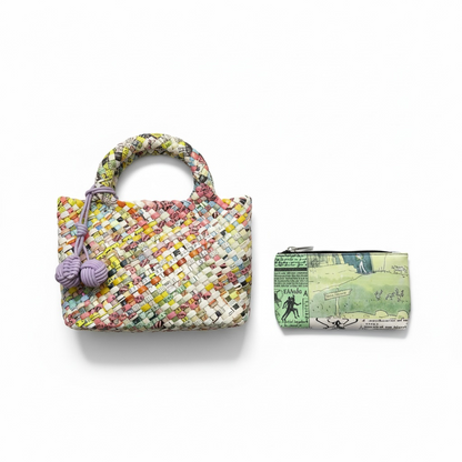 Bottega Veneta Multicolor Woven Tote 🌈👜 | Artistic Luxury Bag