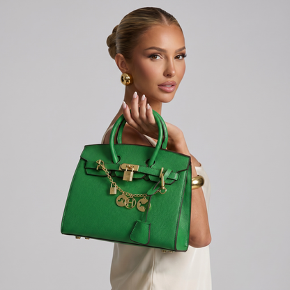 💚 Hermès Birkin 25 Emerald Green Leather Handbag