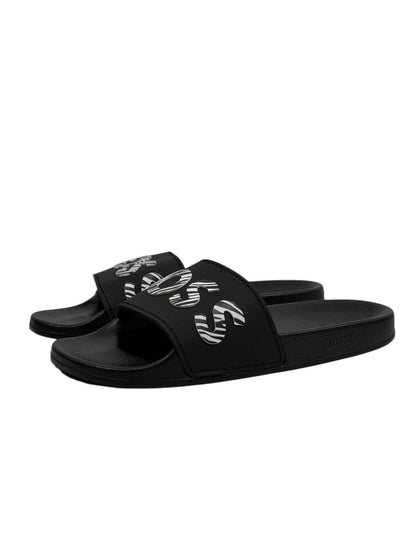 BOSS Logo Slides – Black Statement Edition ⚫🔥