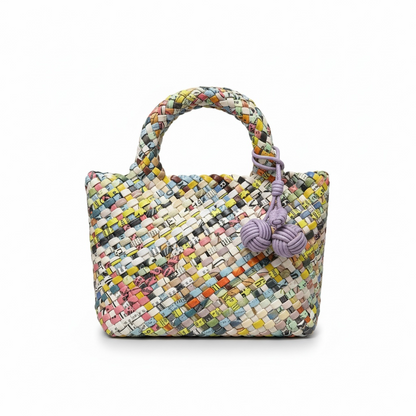 Bottega Veneta Multicolor Woven Tote 🌈👜 | Artistic Luxury Bag