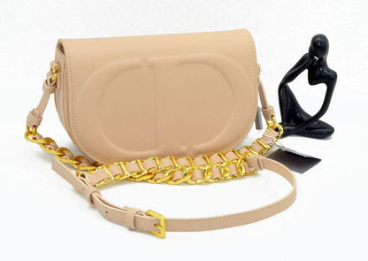 Dior Oblique Saddle Chain Bag