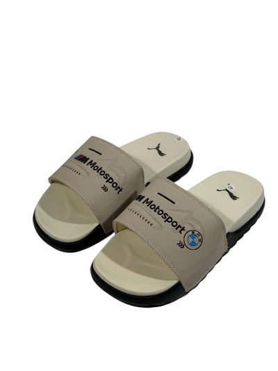 PUMA BMW M Motorsport Slide Sandals – Cream Edition 🤍🏁