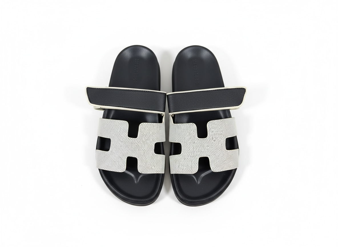 HERMÈS Inspired H-Cut Sandals 🖤🤍 | Classic Minimal Luxury