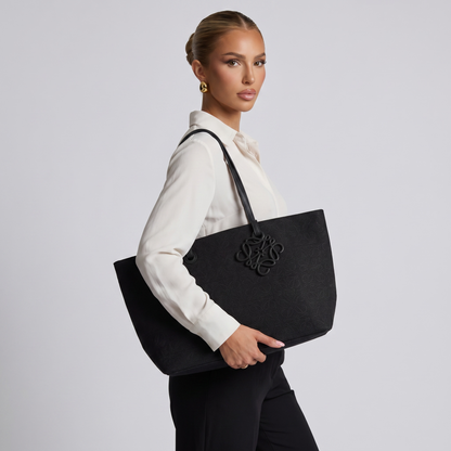 🖤 Loewe Black Shopper Tote Bag – Timeless Everyday Luxury
