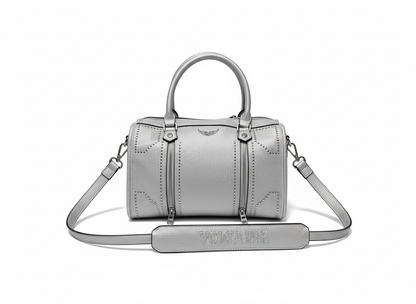 ZADIG & VOLTAIRE Voltaire Metallic Bag ✨🩶 | Luxe Statement Piece
