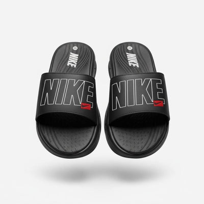 Nike Air Cushion Slides ⚫🔥 | Bold Comfort Performance Edition 👟💨