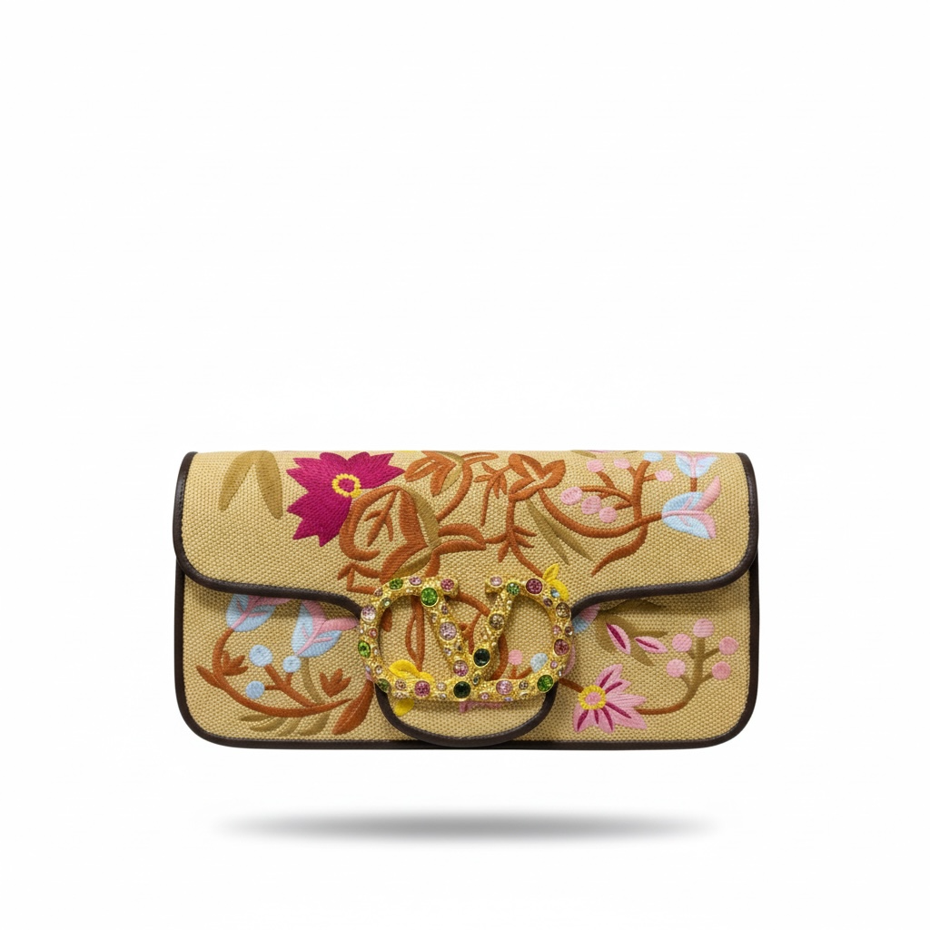 Valentino Handmade Floral Shoulder Bag 🌸✨