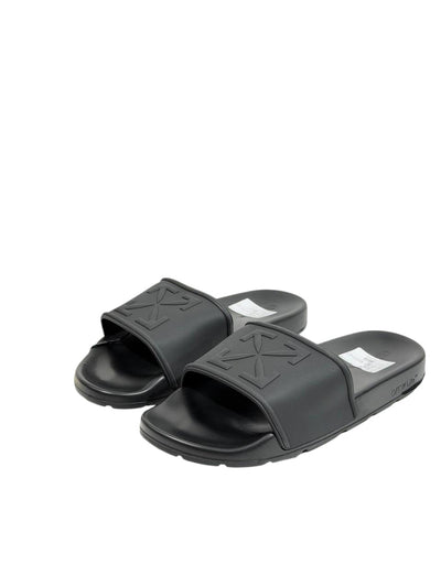 OFF-WHITE Slides – All Black Arrow Edition 🖤🔥