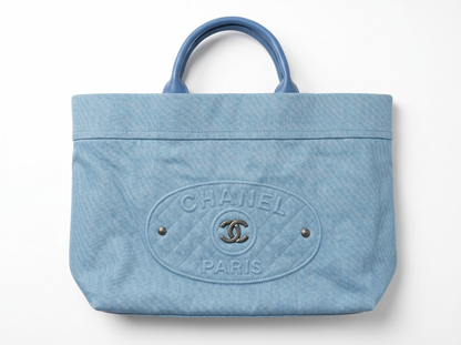 Chanel Denim Beach Tote Bag 💙🏖️✨