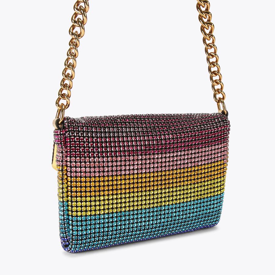 Kurt geiger  Rainbow Crystal Shoulder Bag – Multicolor 🌈✨