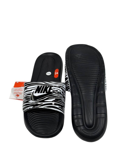NIKE Zebra Slide Sandals – Black & White Edition 🖤⚡