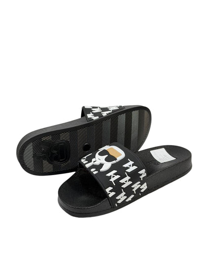 KARL LAGERFELD Slides – Ikonik Karl Edition 🕶️⚫