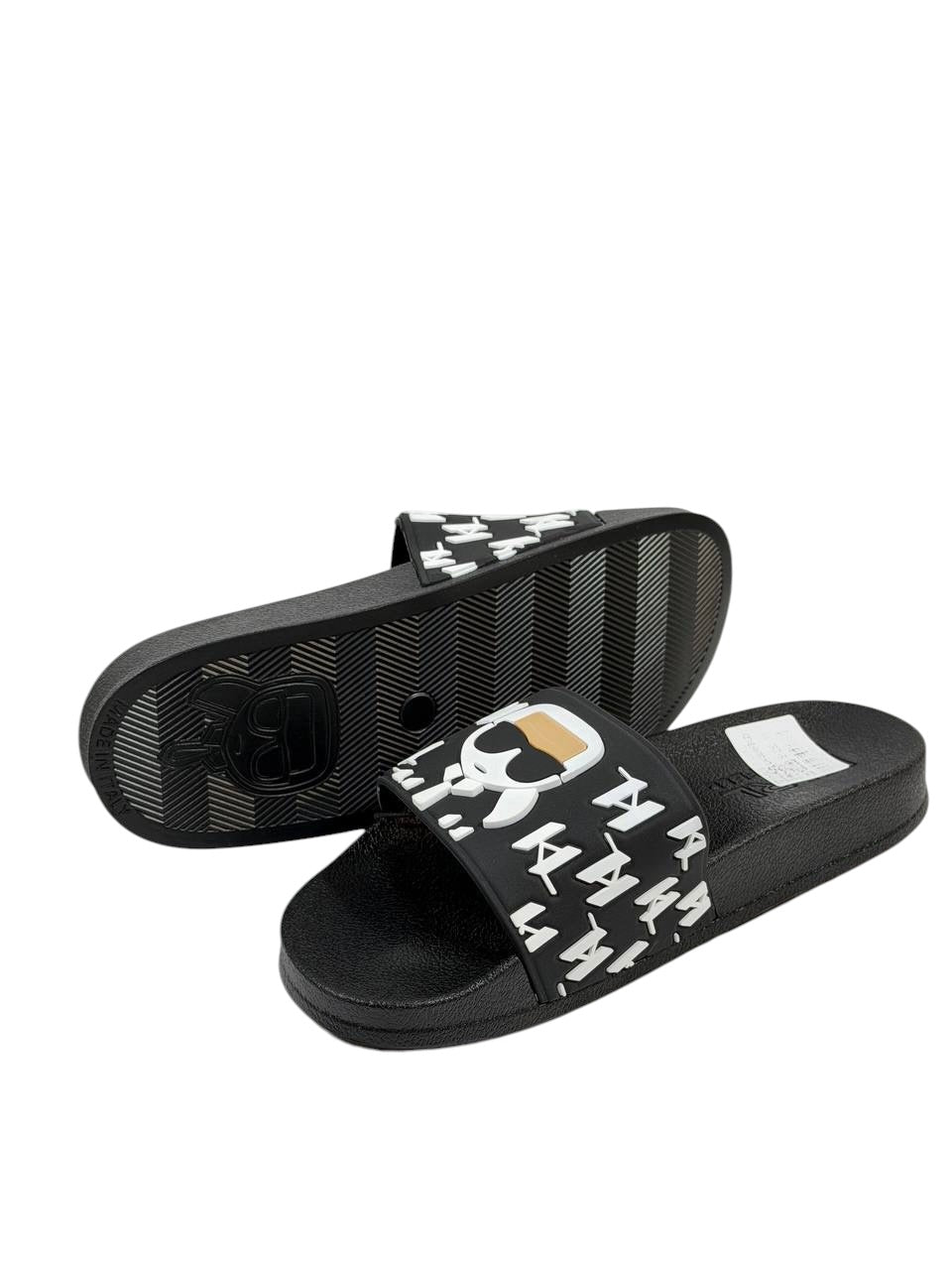 KARL LAGERFELD Slides – Ikonik Karl Edition 🕶️⚫
