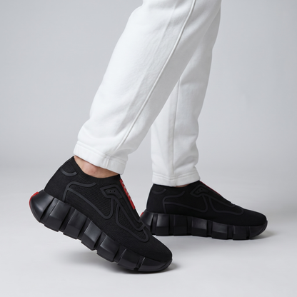 🖤❤️ Prada Cloudbust Thunder Black Sneakers 👟⚡