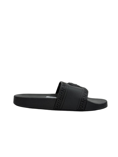 VERSACE Slides – All Black Medusa Edition 🖤⚡