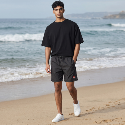 🖤🌴 Casablanca Luxury Beach Swim Shorts – Premium Summer Edition ☀️🌊