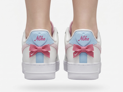Nike Air Force 1 Pink Velvet Charm 🌸👟💕