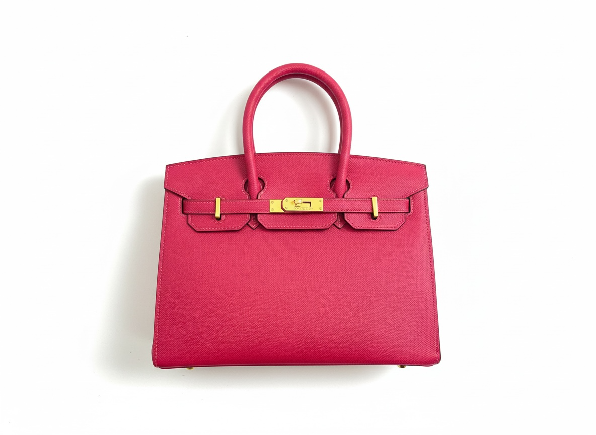 HERMÈS Birkin Style Pink Leather Bag 💗✨ | Gold Hardware Edition