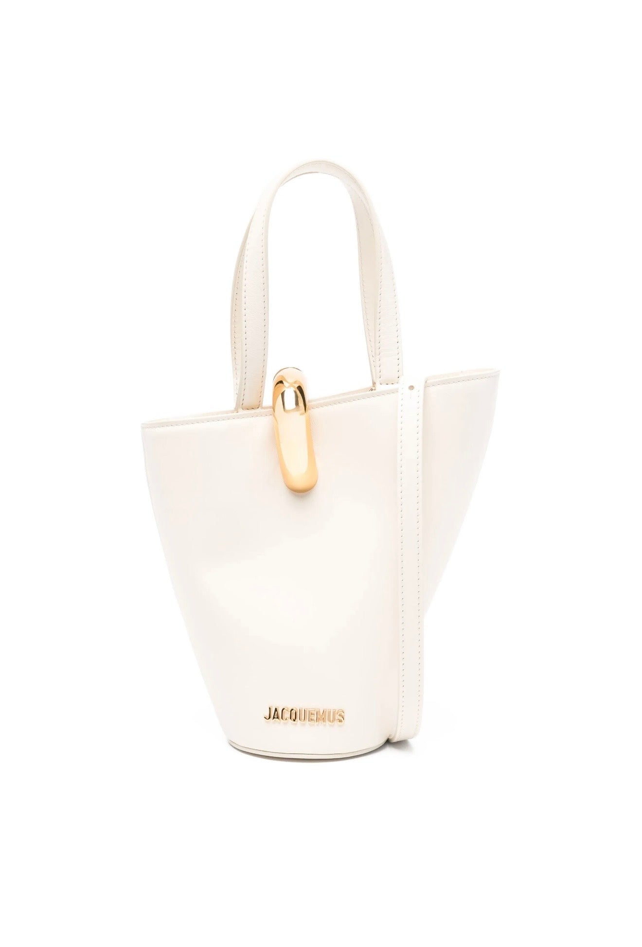 Jacquemus Ivory Bucket Bag 🤍✨ Elegant Mini Luxury Handbag