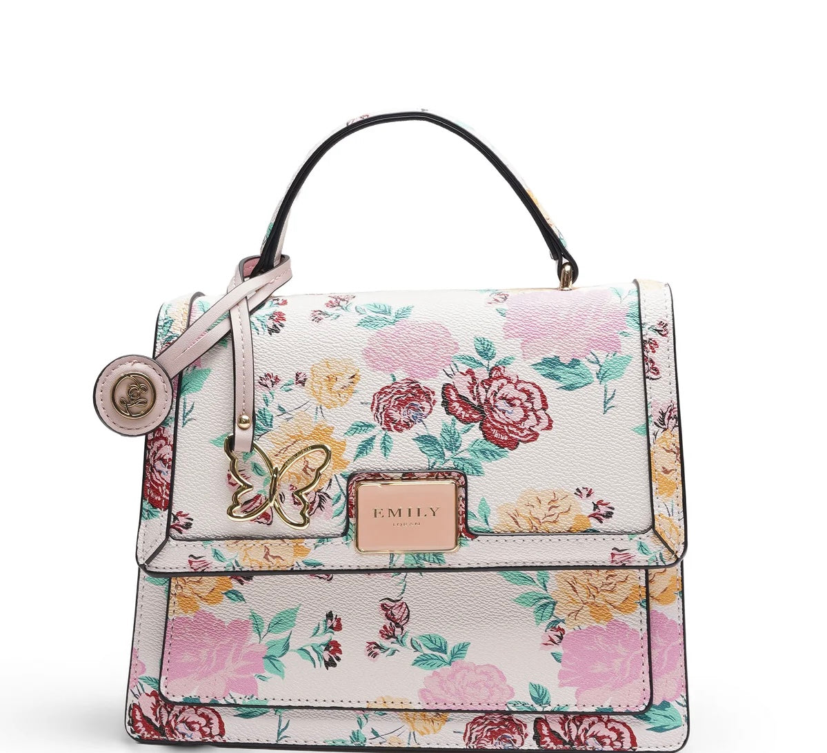 Emily Loran Vintage Floral Crossbody Bag 🌸👜✨